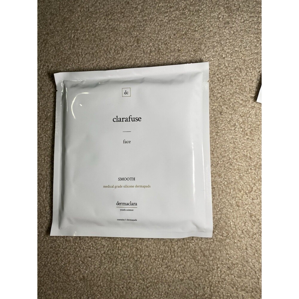 Dermaclara Clarafuse Face Silicone Dermapads Forehead Eyes Mouth 5pk New